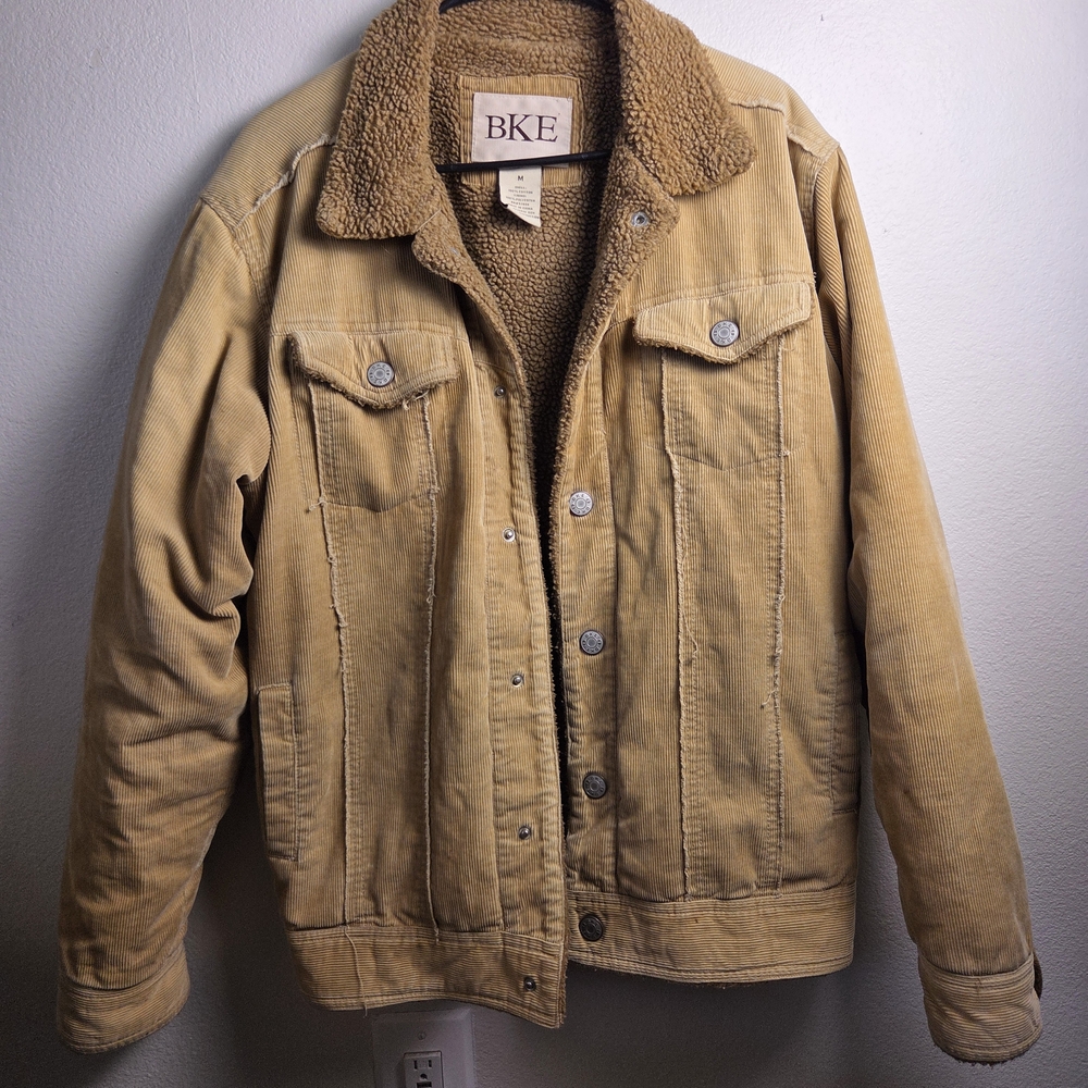 BKE Light Brown Corduroy Men's Jacket